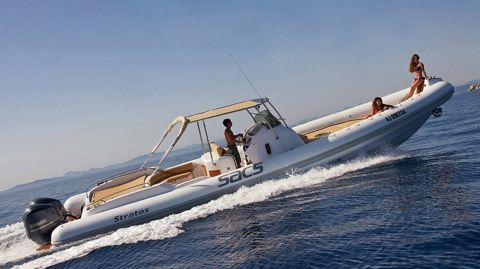Vente de bateau d'occasion en Corse sacs stratos s42
